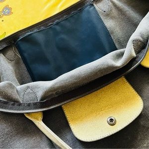 Longchamps Canvas tote bag